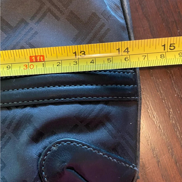 TUMI San Antonio SPURS Black Logo Open Top Tote Bag Purse - Picture 16 of 16